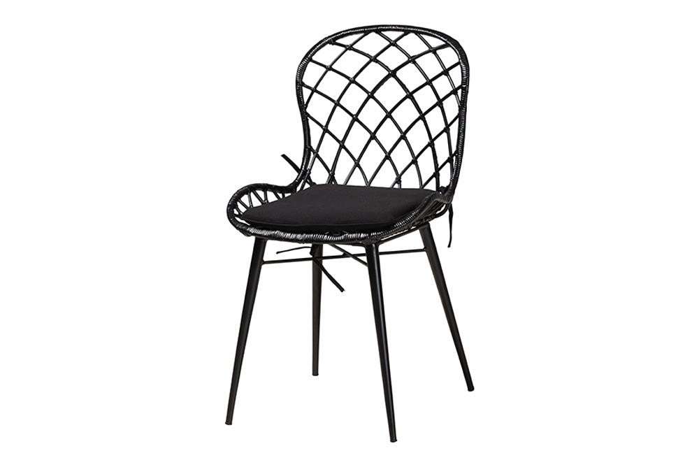 Baxton Studio - Aniceta Dining Set - KYG013C-Black-7PC Dining Set view 2