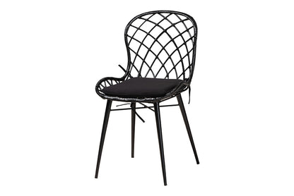 Baxton Studio - Aniceta Dining Set - KYG013C-Black-7PC Dining Set view 2