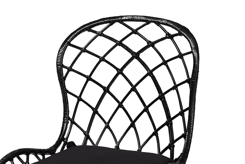 Baxton Studio - Aniceta Dining Set - KYG013C-Black-7PC Dining Set view 7