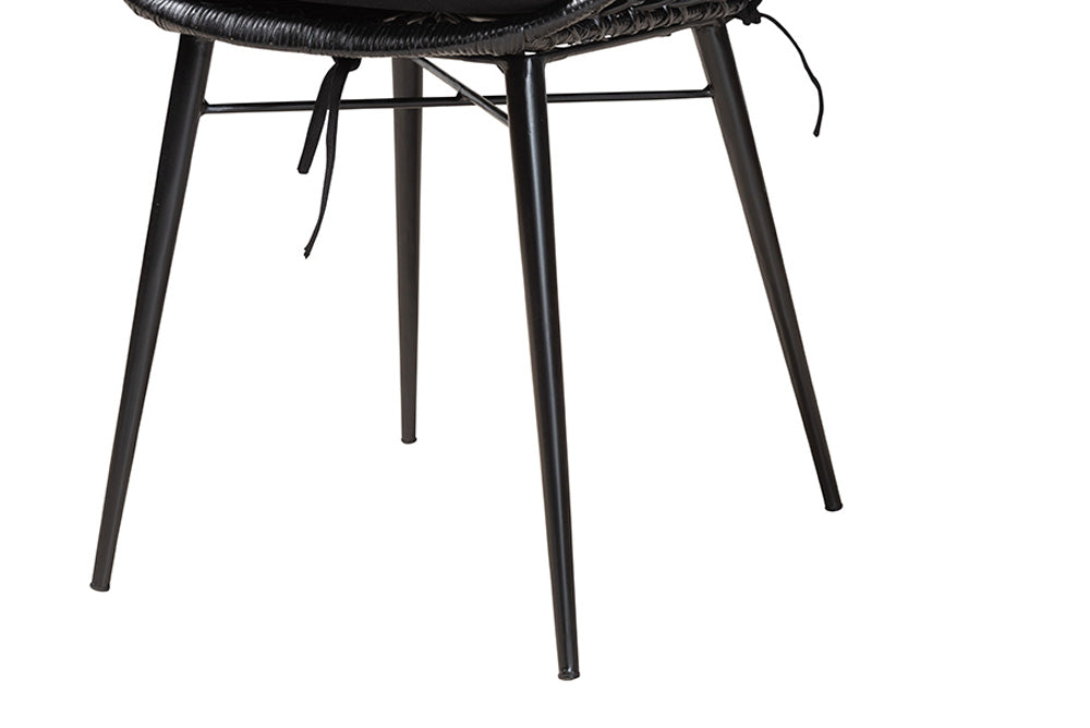 Baxton Studio - Aniceta Dining Set - KYG013C-Black-7PC Dining Set view 9