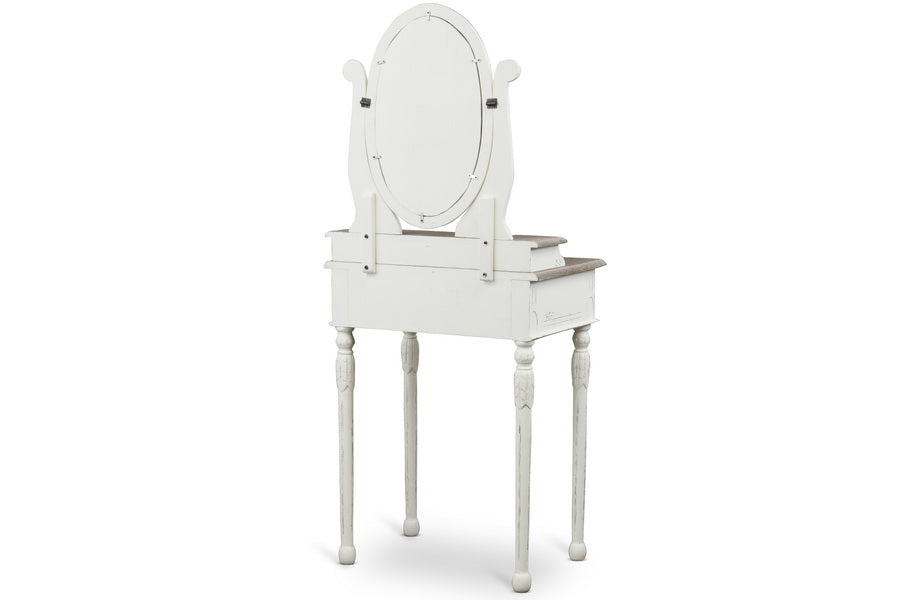 Baxton Studio - Anjou Armoire in White/Light Brown - PLM5VM/M B-CA view 3