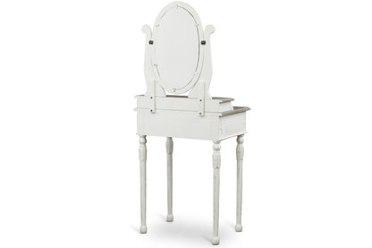 Baxton Studio - Anjou Armoire in White/Light Brown - PLM5VM/M B-CA view 3