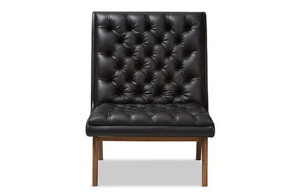 Baxton Studio - Annetha Living Room Chair - BBT5272-Pine Black-CC view 2