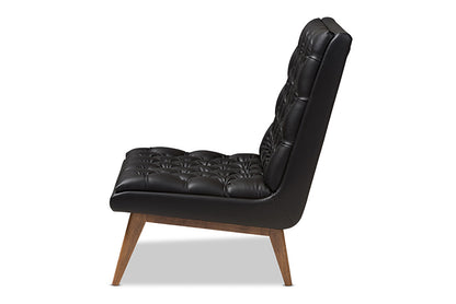 Baxton Studio - Annetha Living Room Chair - BBT5272-Pine Black-CC view 3
