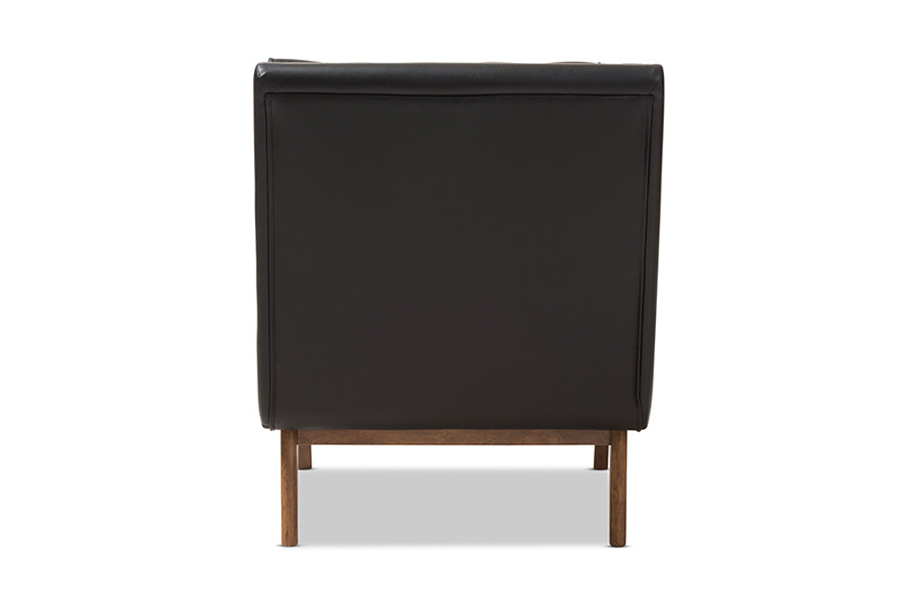 Baxton Studio - Annetha Living Room Chair - BBT5272-Pine Black-CC view 4