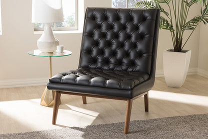 Baxton Studio - Annetha Living Room Chair - BBT5272-Pine Black-CC view 5
