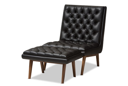 Baxton Studio - Annetha Living Room Set - BBT5272-Pine Black Set view 1