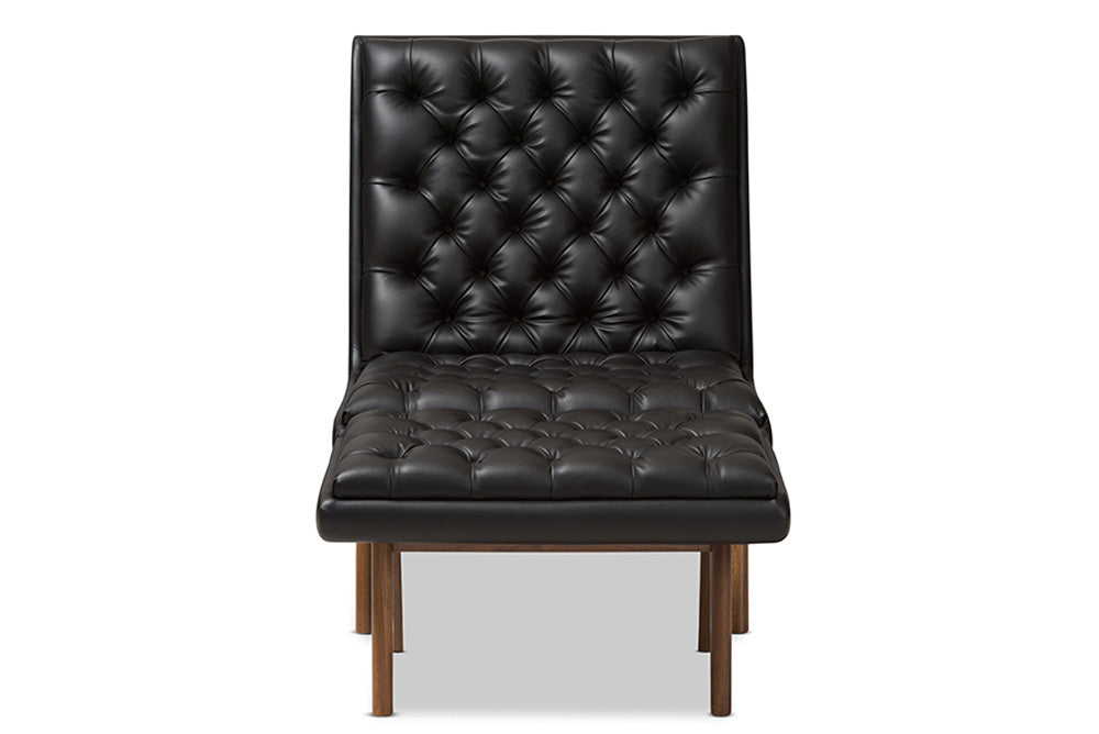Baxton Studio - Annetha Living Room Set - BBT5272-Pine Black Set view 2