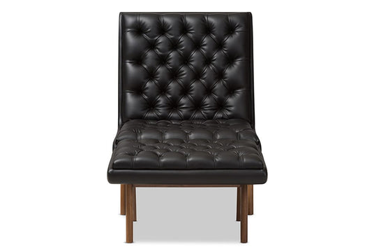 Baxton Studio - Annetha Living Room Set - BBT5272-Pine Black Set view 2