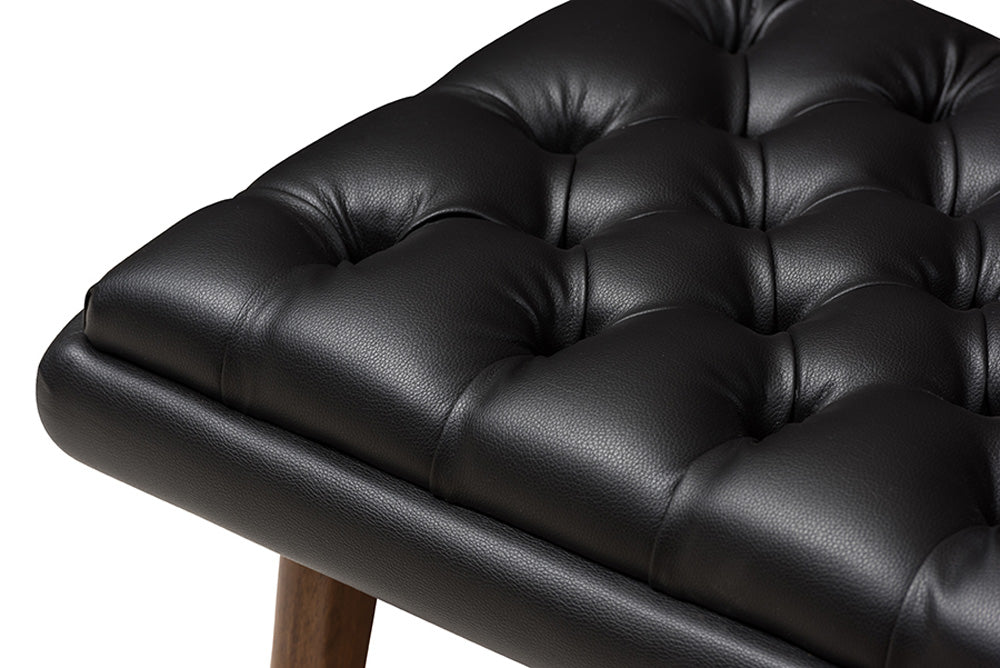 Baxton Studio - Annetha Living Room Set - BBT5272-Pine Black Set view 6