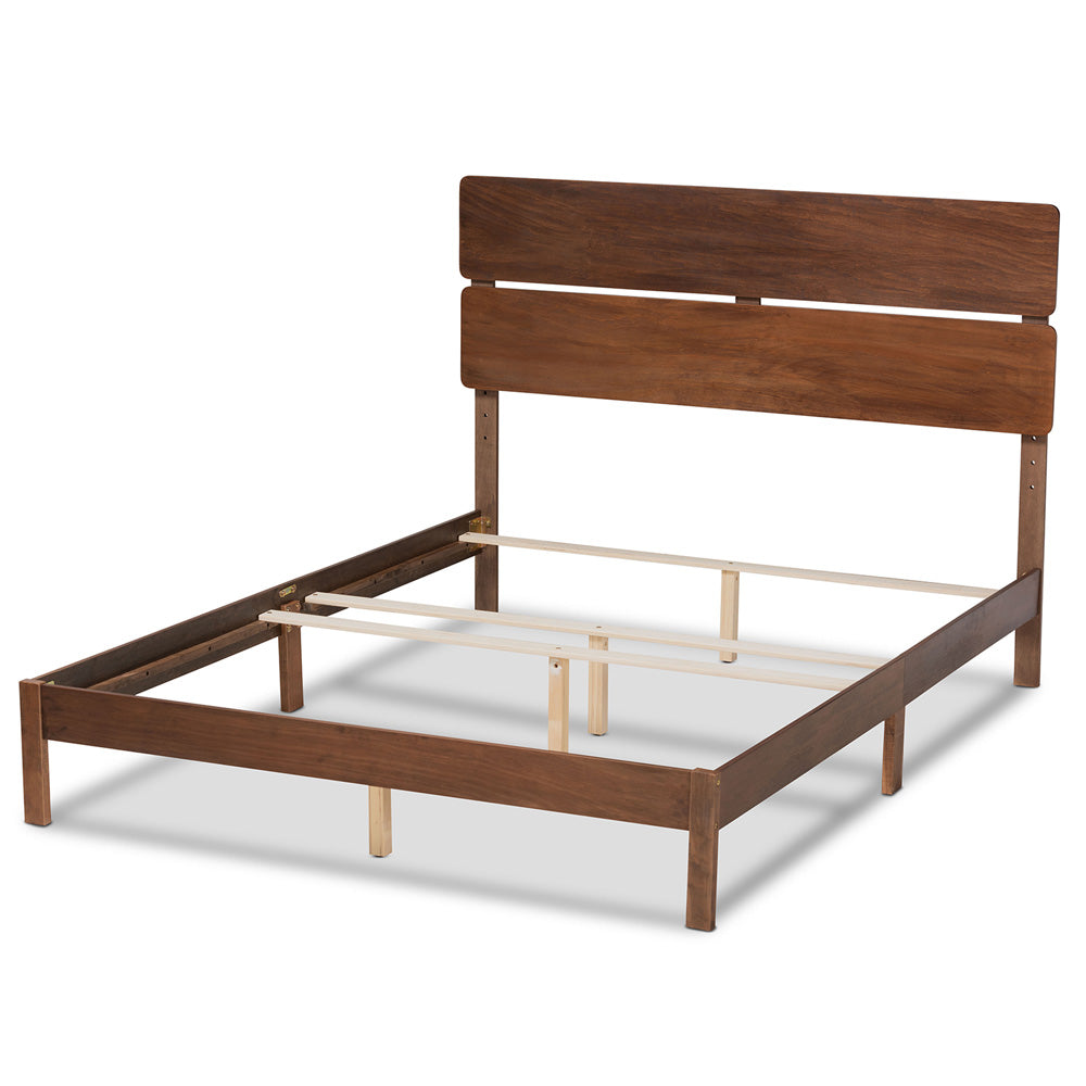 Baxton Studio - Anthony King Size Bed in Walnut - MG0024-Walnut-King view 3