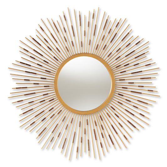 Baxton Studio - Apollonia Mirror in Gold - RTB1254 view 1