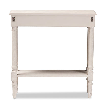 Baxton Studio - Ariella Console Table in Whitewashed - RAM19-Whitewashed-ST view 5
