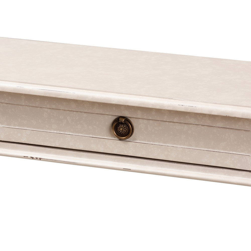 Baxton Studio - Ariella Console Table in Whitewashed - RAM19-Whitewashed-ST view 7