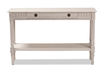 Baxton Studio - Ariella Console Table - RAM13-Whitewashed-ST view 3