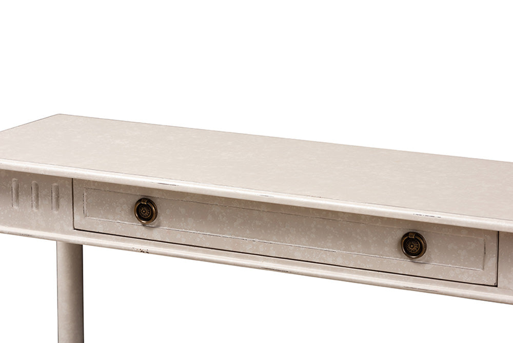 Baxton Studio - Ariella Console Table - RAM13-Whitewashed-ST view 7