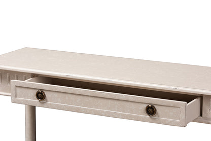 Baxton Studio - Ariella Console Table - RAM13-Whitewashed-ST view 8