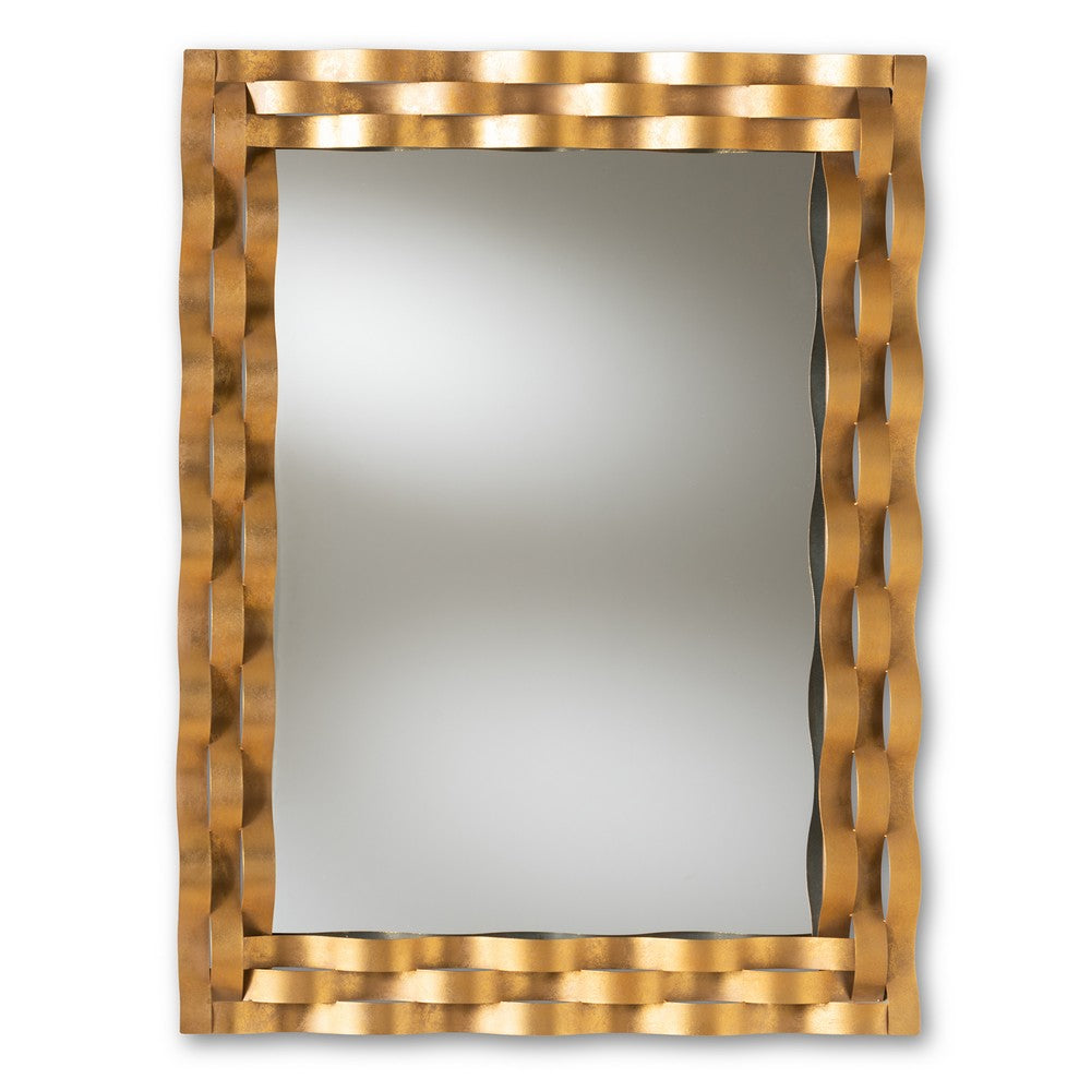 Baxton Studio - Arpina Mirror in Antique Gold - RXW-8002 view 1
