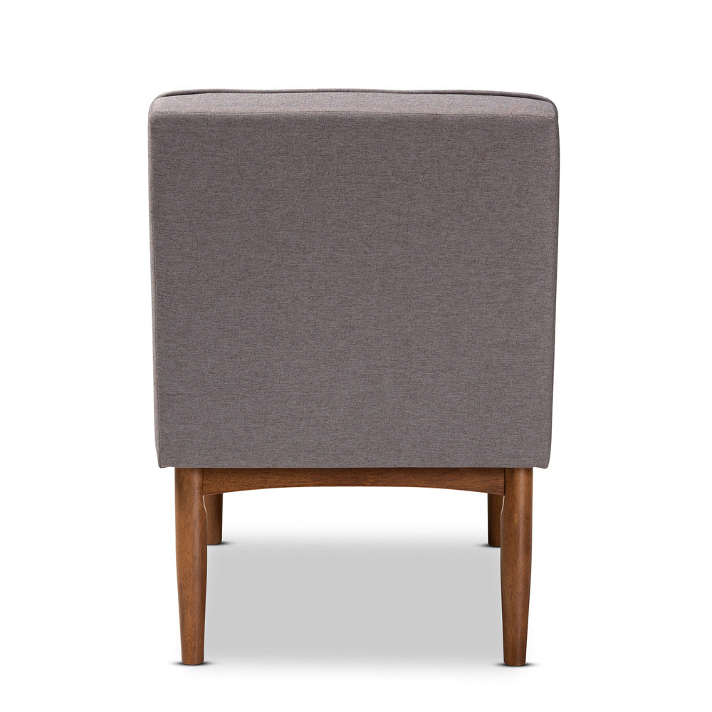 Baxton Studio - Arvid Dining Chair in Gray - BBT8051-Grey-CC view 4