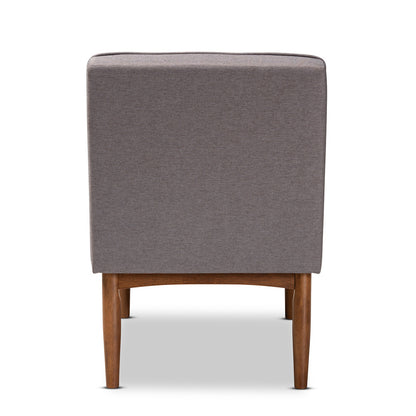Baxton Studio - Arvid Dining Chair in Gray - BBT8051-Grey-CC view 4