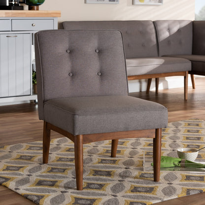 Baxton Studio - Arvid Dining Chair in Gray - BBT8051-Grey-CC view 11
