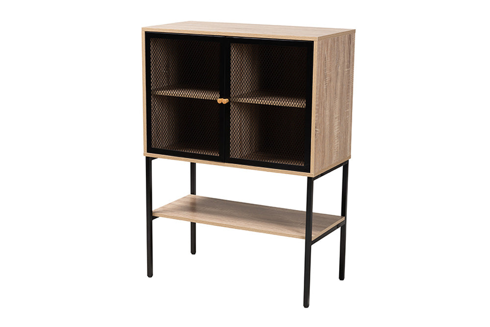 Baxton Studio - Asher Sideboard - LCF20234-Tan/Brown-Sideboard view 1