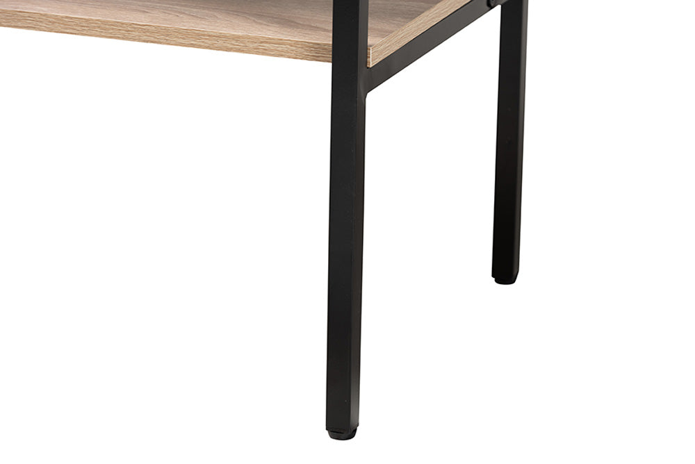 Baxton Studio - Asher Sideboard - LCF20234-Tan/Brown-Sideboard view 7