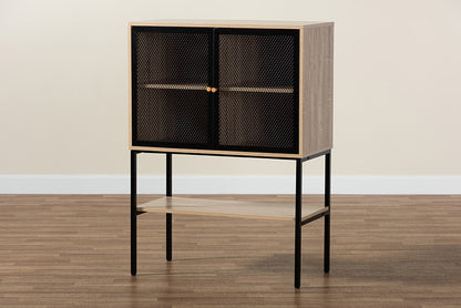 Baxton Studio - Asher Sideboard - LCF20234-Tan/Brown-Sideboard view 9