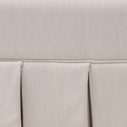 Baxton Studio - Astin Queen Size Bed in Beige - CF0022-5-Pleated Beige-Queen view 6