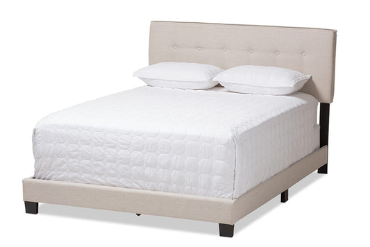 Baxton Studio - Audrey Full Size Bed - CF8747-M-Light Beige-Full view 1