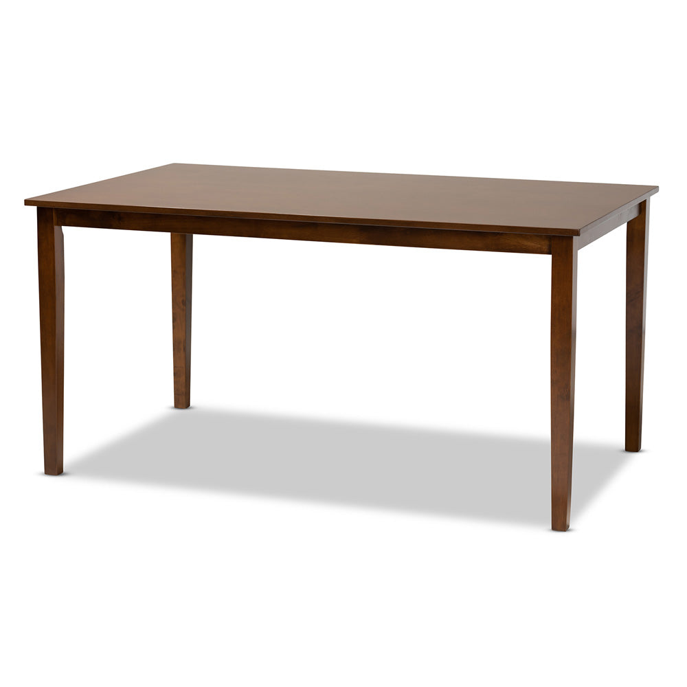 Baxton Studio - Augustine Dining Set in Grey/Walnut Brown - RH316C-Grey/Walnut-7PC Dining Set view 3
