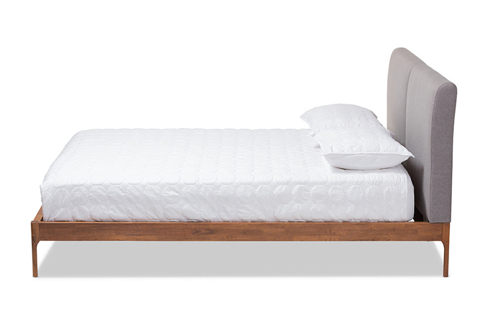 Baxton Studio - Aveneil King Size Bed - BBT6723-Grey-King view 2