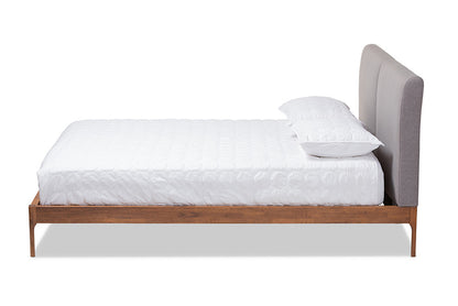 Baxton Studio - Aveneil King Size Bed - BBT6723-Grey-King view 2
