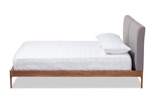 Baxton Studio - Aveneil King Size Bed - BBT6723-Grey-King view 2