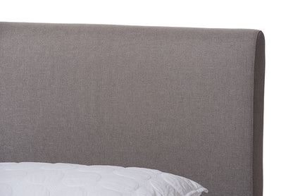 Baxton Studio - Aveneil King Size Bed - BBT6723-Grey-King view 4