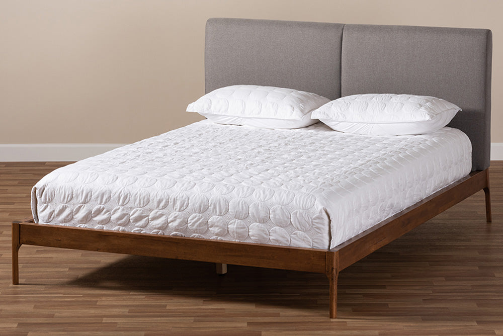 Baxton Studio - Aveneil King Size Bed - BBT6723-Grey-King view 7
