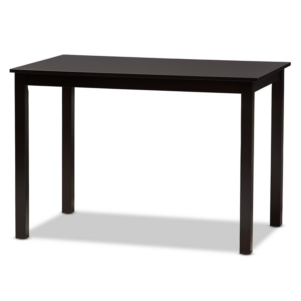 Baxton Studio - Avery Dining Set in Dark Brown - RH5991C-Dark Brown Dining Set view 3