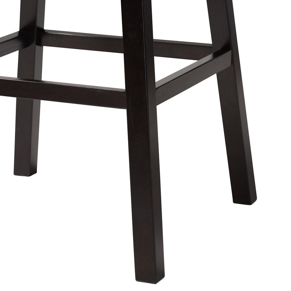 Baxton Studio - Avril Set of 2 Bar Stools in Black - BBT5210A1-BS-Black view 5