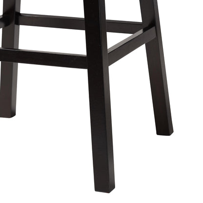 Baxton Studio - Avril Set of 2 Bar Stools in Brown - BBT5210A1-BS-Brown view 5