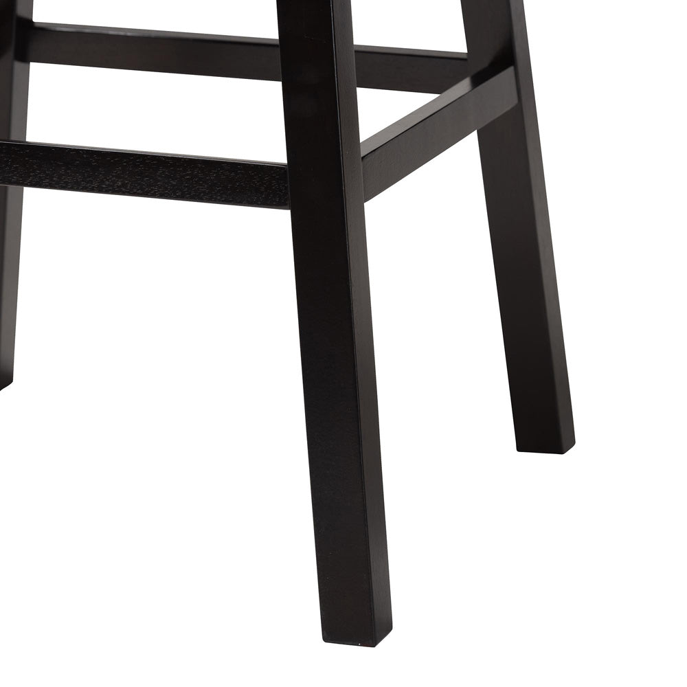 Baxton Studio - Avril Set of 2 Bar Stools in White - BBT5210A1-BS-White view 5