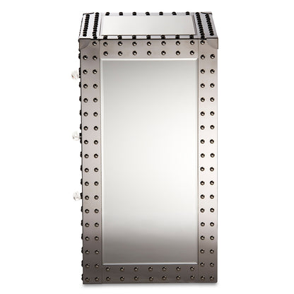 Baxton Studio - Azura End Table in "Silver" Mirrored - LD2470 view 3