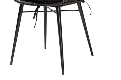 Baxton Studio - Ballerina Dining Set - KYG003C-Black-5PC Dining Set view 7