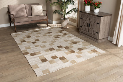 Baxton Studio - Barbon Rug - Barbon-Beige/Ivory-Rug view 3