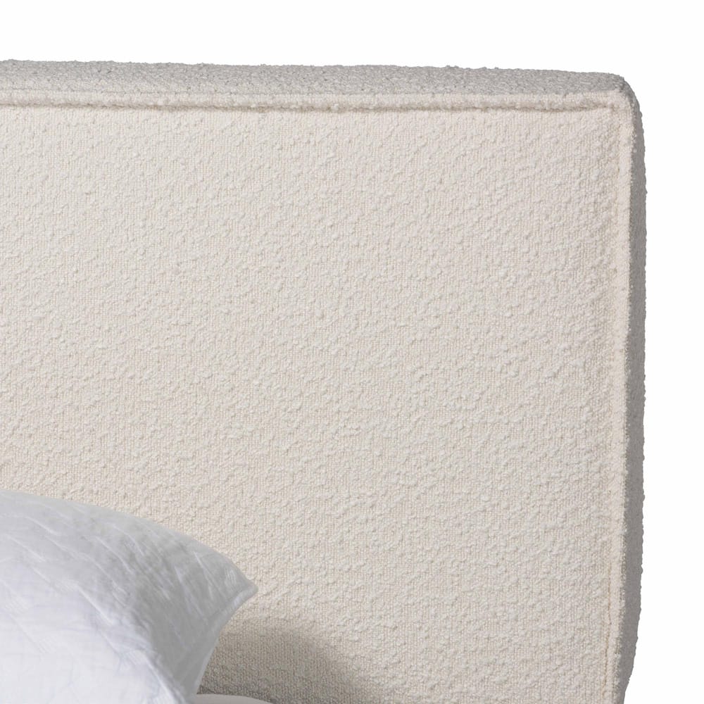Baxton Studio - Bardia Queen Size Bed in Cream/Black - BBT61216-Cream-Queen view 4