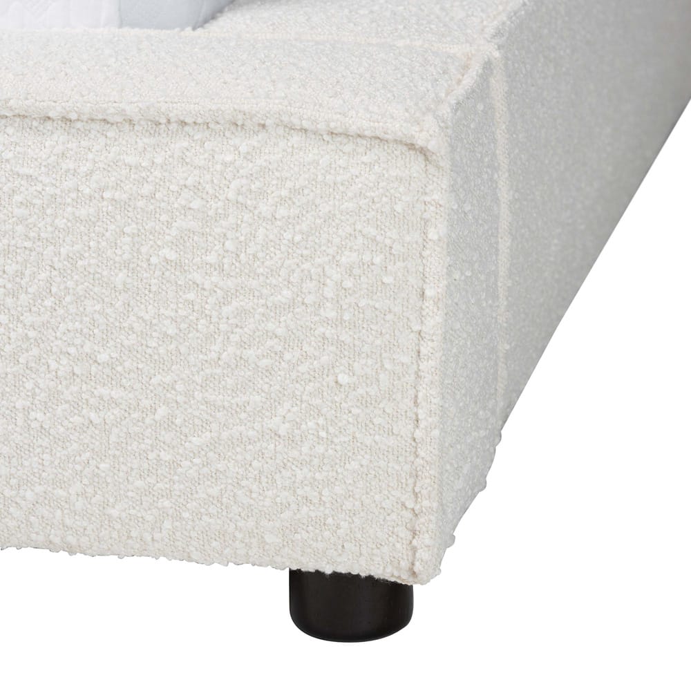 Baxton Studio - Bardia Queen Size Bed in Cream/Black - BBT61216-Cream-Queen view 5