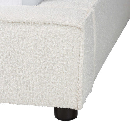 Baxton Studio - Bardia Queen Size Bed in Cream/Black - BBT61216-Cream-Queen view 5