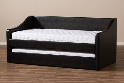 Baxton Studio - Barnstorm Daybed in Black - CF8755-Black-Day Bed view 10