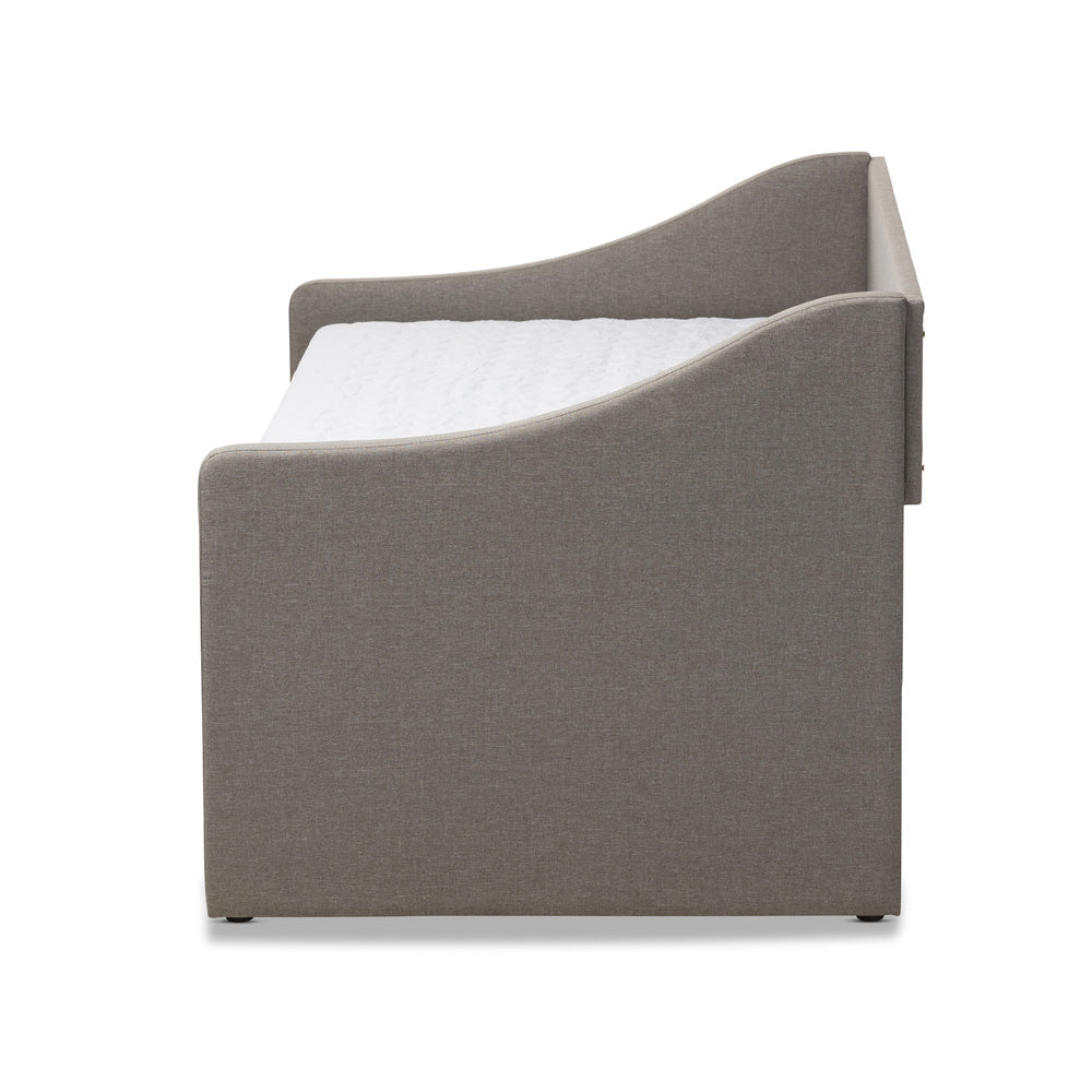 Baxton Studio - Barnstorm Daybed in Grey - CF8755-Grey-Day Bed view 3