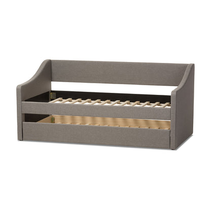 Baxton Studio - Barnstorm Daybed in Grey - CF8755-Grey-Day Bed view 4