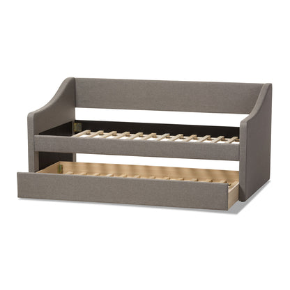 Baxton Studio - Barnstorm Daybed in Grey - CF8755-Grey-Day Bed view 5